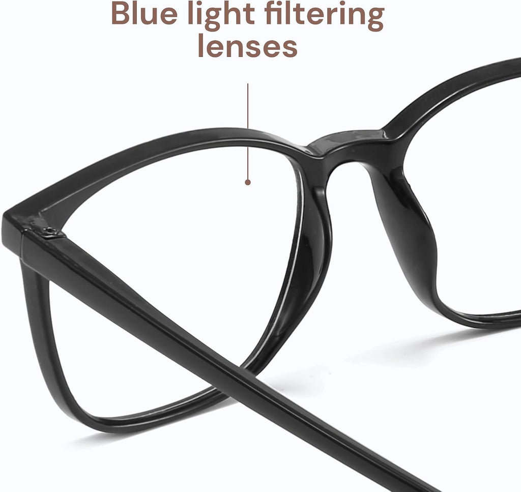 Gaoye Ultralight Blue Light Glasses for Women - Computer Protection Glasses for All Day Comfort - Anti UV Glare & Eyestrain