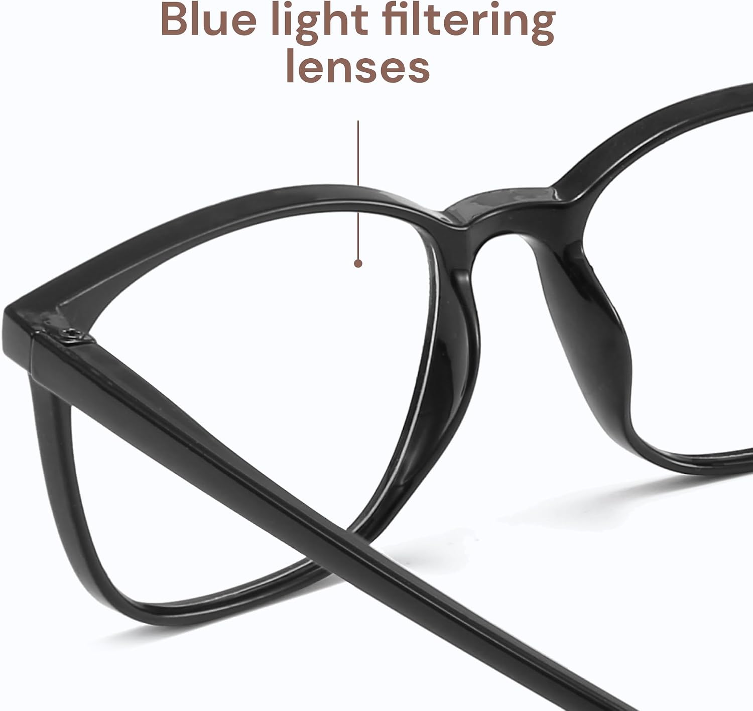 Gaoye Ultralight Blue Light Glasses for Women - Computer Protection Glasses for All Day Comfort - Anti UV Glare & Eyestrain