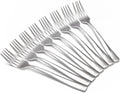 8-Piece Salad Forks Set  Food Grade Stainless Steel Silverware Dinner Fork  Flatware Forks Use for Home  Kitchen  Restaurant  Dishwasher safe - 7 Inches
