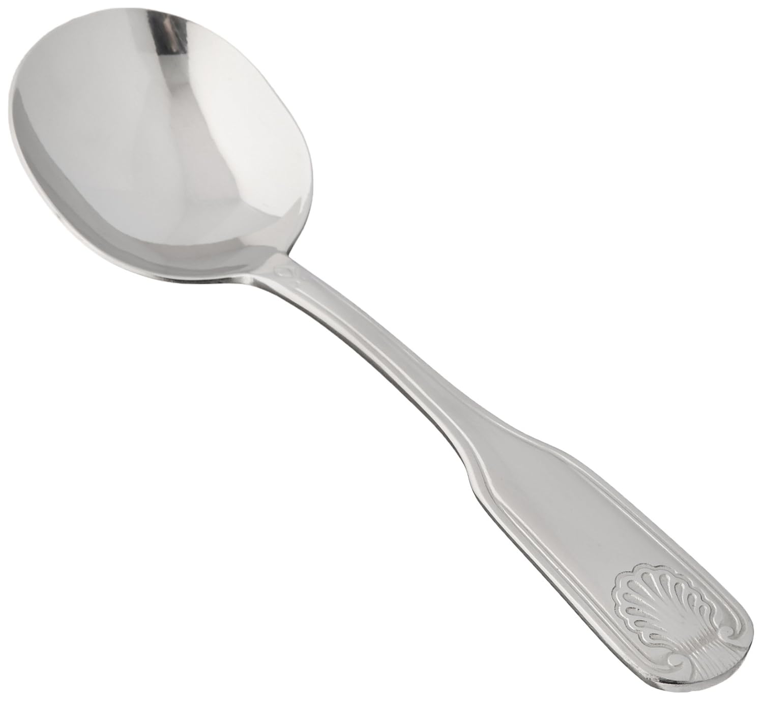 Winco 12-Piece Toulouse Bouillon Spoon Set  18-0 Extra Heavy Weight Stainless Steel