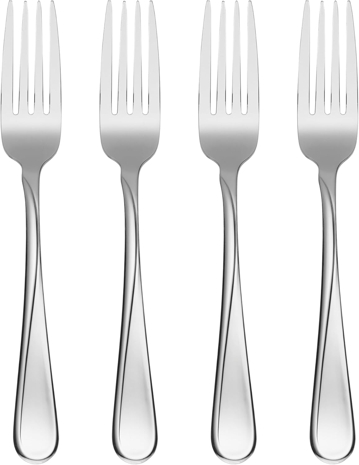 Oneida Flight Everyday Flatware Dinner Forks  Set of 4