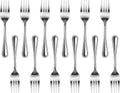 New Star Foodservice 58062 Slimline Pattern  18/0 Stainless Steel  Salad Fork  6.25-Inch  Set of 12