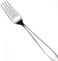 Fortessa Grand City 18/10 Stainless Steel Flatware Salad/Dessert Fork  Set of 12 Silver