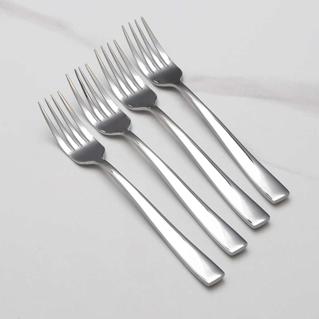 8-Piece Salad Forks Set  Food Grade Stainless Steel Silverware Dinner Fork  Flatware Forks Use for Home  Kitchen  Restaurant  Dishwasher safe - 7 Inches