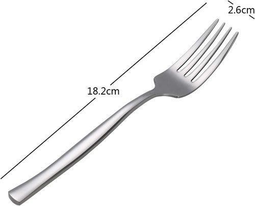12-Piece Dessert Forks  Stainless Steel Salad Fork