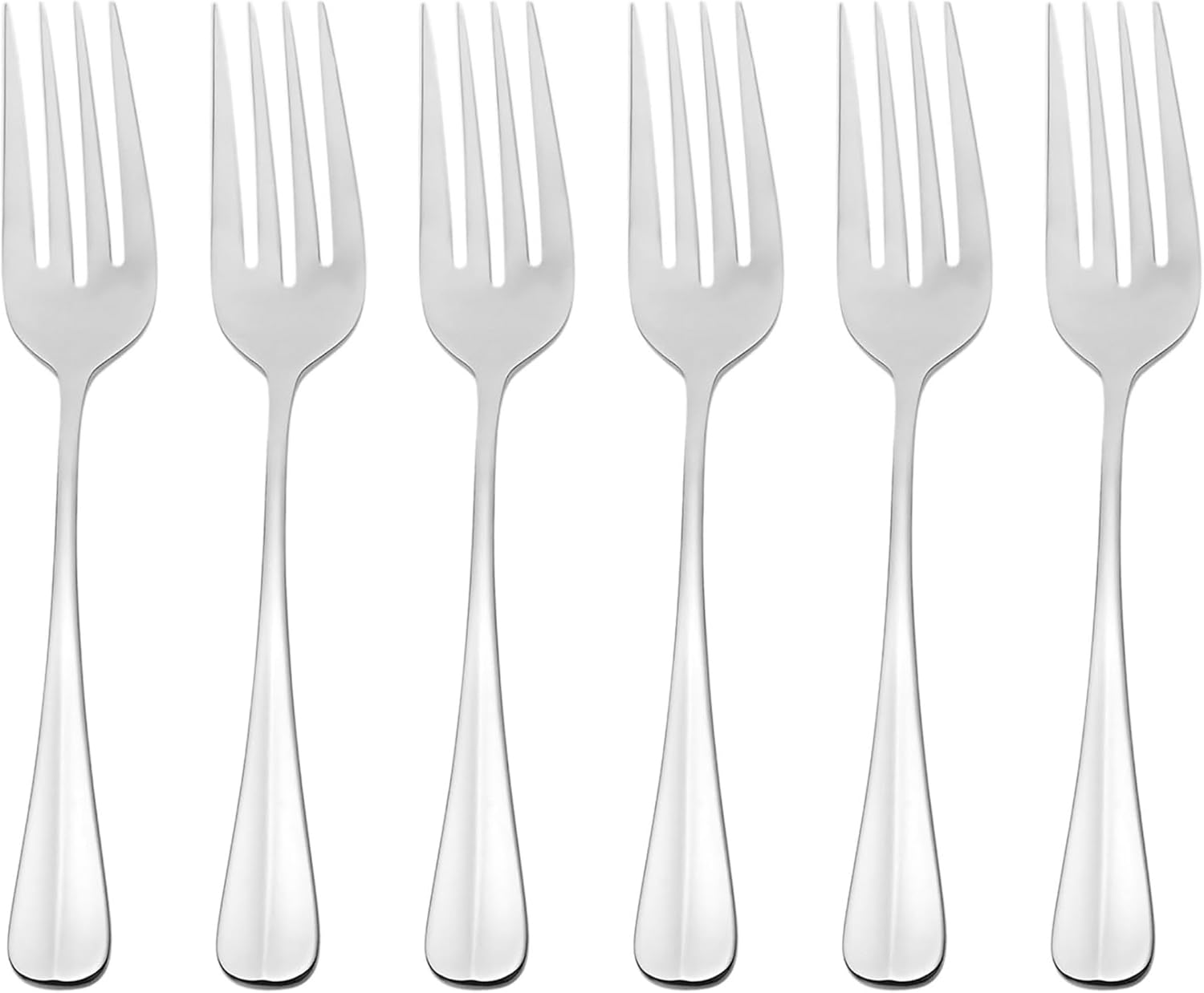 Oneida Savor Salad Forks  Set of 6 stainless steel silver