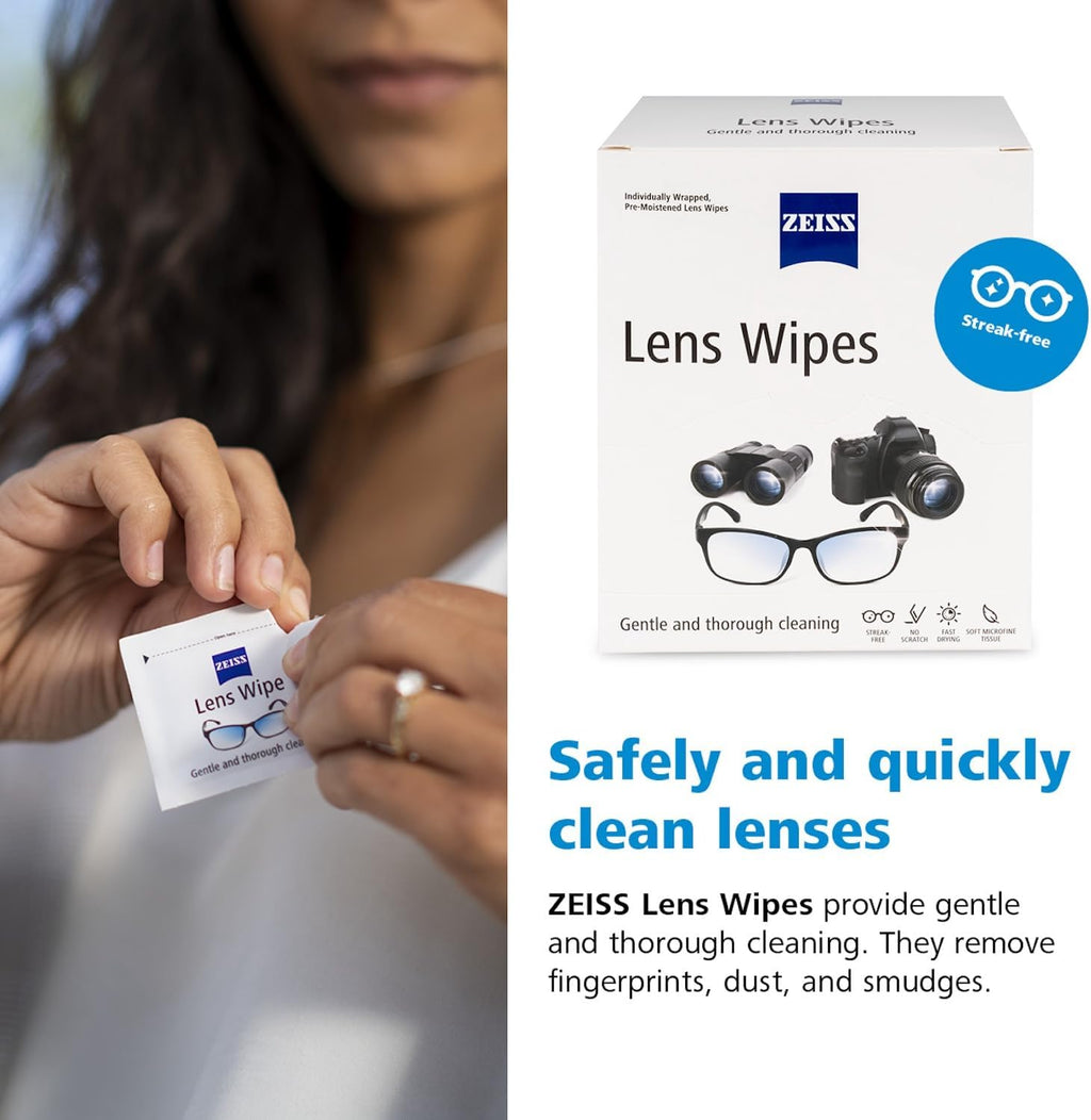 ZEISS Pre-Moistened Alcohol Wipes  Glasses Cleaner  400 Count