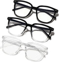 Blue Light Blocking Glasses for Women Men Fashion Square Blue Blockers Glasses Computer/TV/Phones/Gaming Glasses