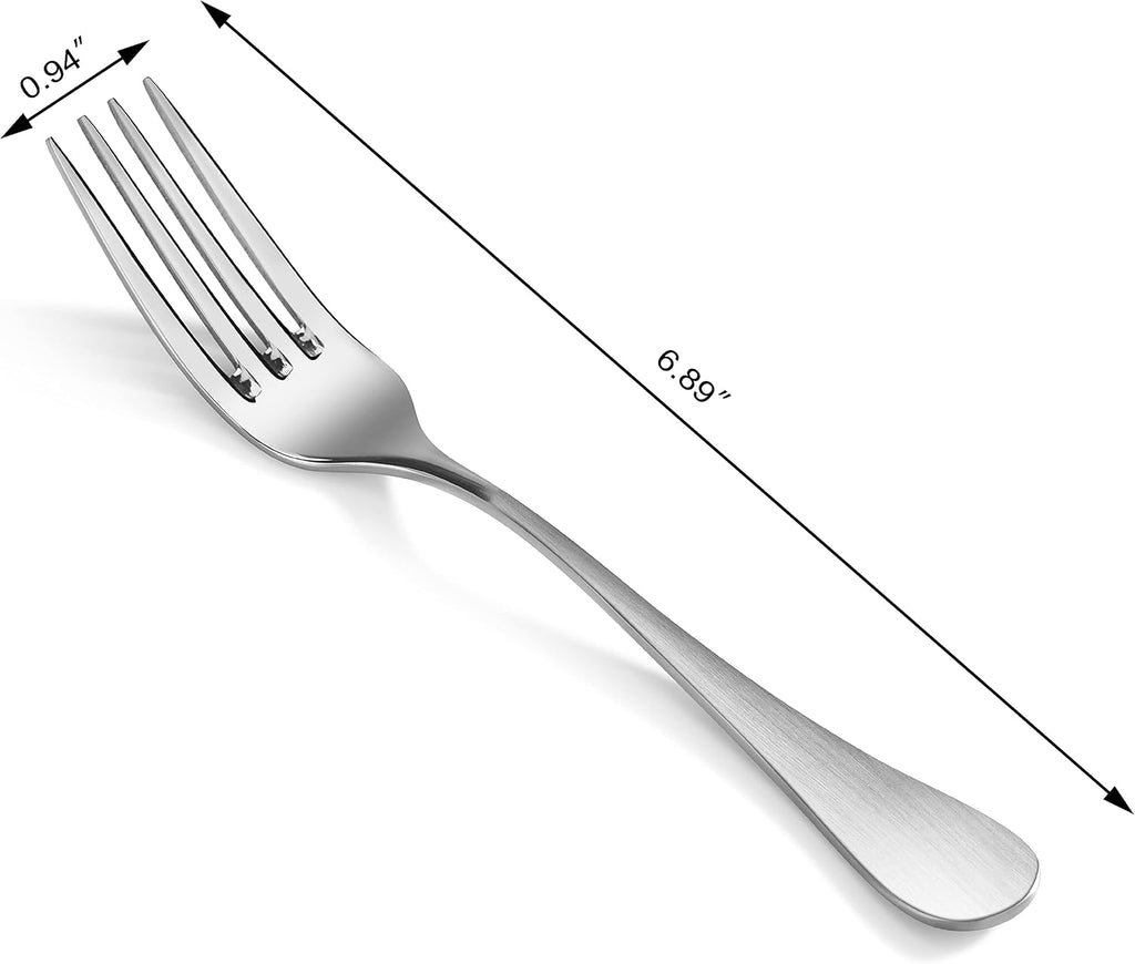 Artaste Rain 18/10 Stainless Steel (Matte  Salad Fork (12-Piece))