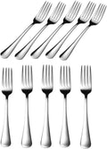 10-Piece Dinner Forks Set Food-Grade Stainless - 7 Inches Table Forks Flatware Forks Dessert Forks Salad Forks