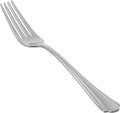 Amazon Basics Stainless Steel Dinner Forks with Scalloped Edge  Pack of 12  Silver
