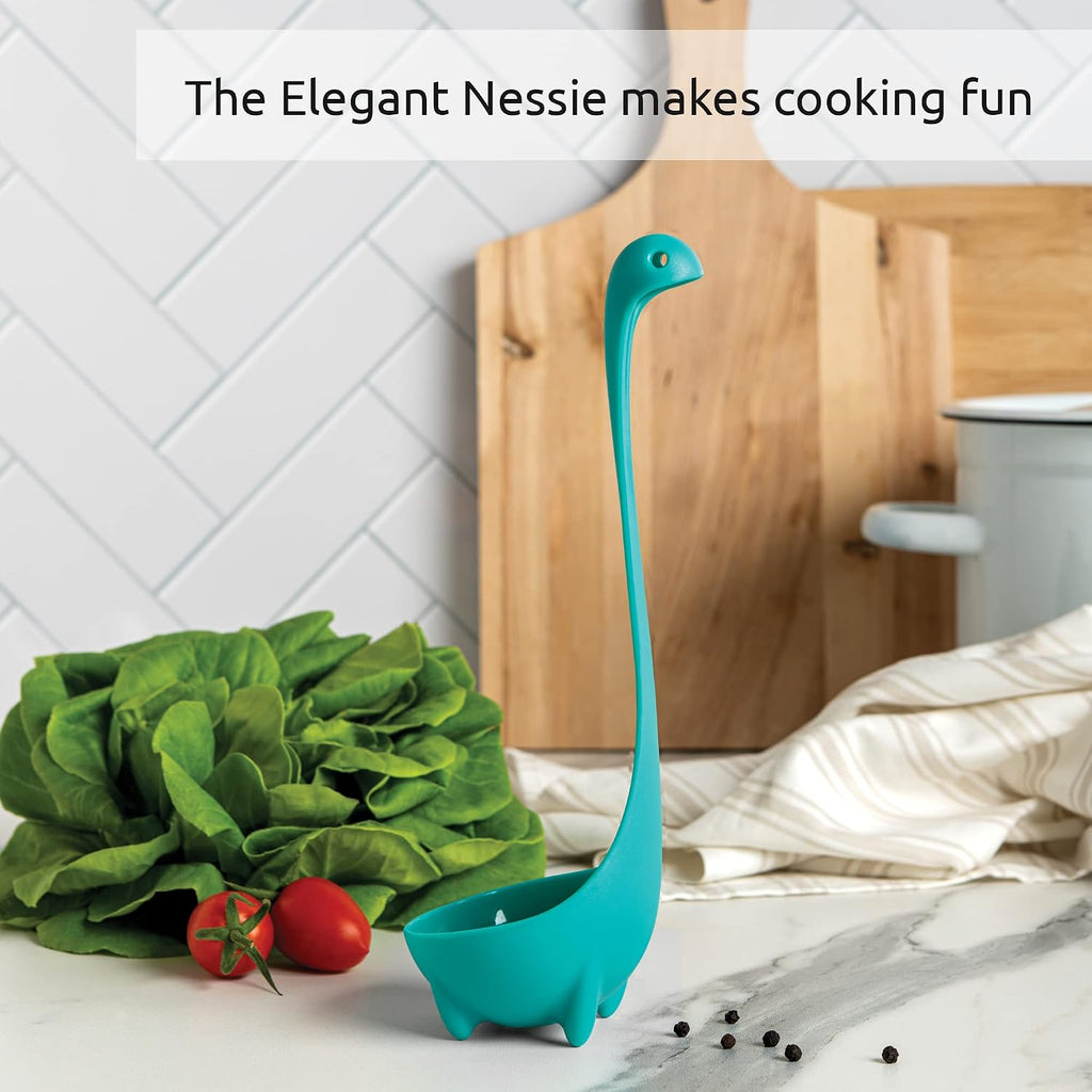 OTOTO The Original Nessie Ladle - Soup Ladle  Cute Gifts  Funny Kitchen Gadgets  Loch Ness design  Cooking Gifts for Mom - Cute and Practical Kitchen Utensils - Unique Gifts for Women