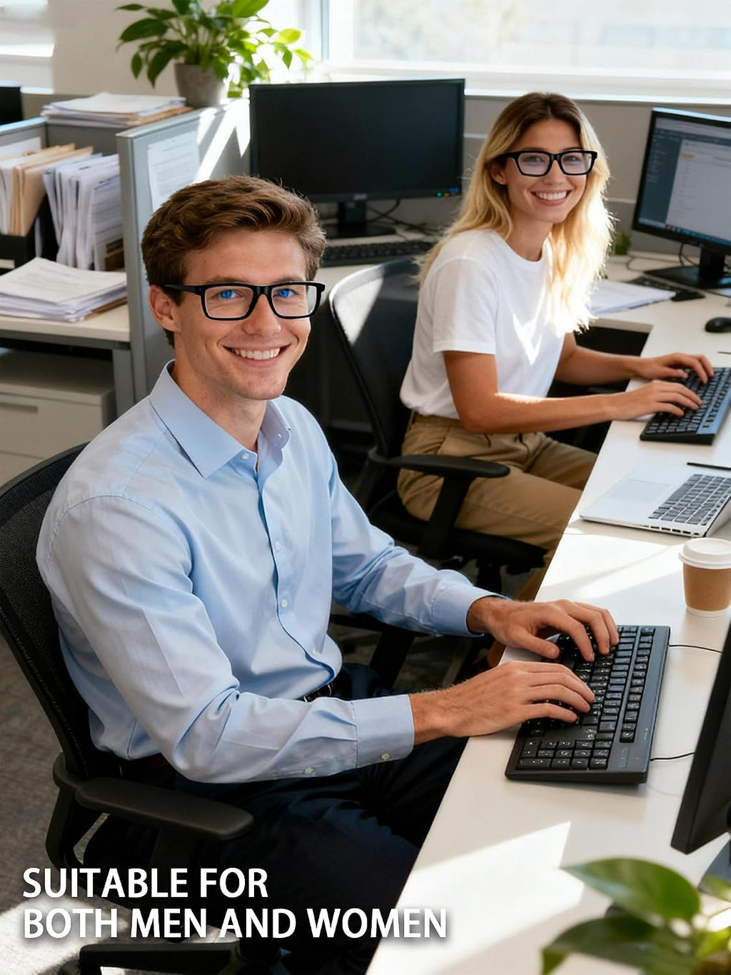 Blue Light Blocking Glasses For Men/Women Anti-Fatigue Computer Monitor Gaming Improve Sleep Reduce Eye Strain Gamer Glasses