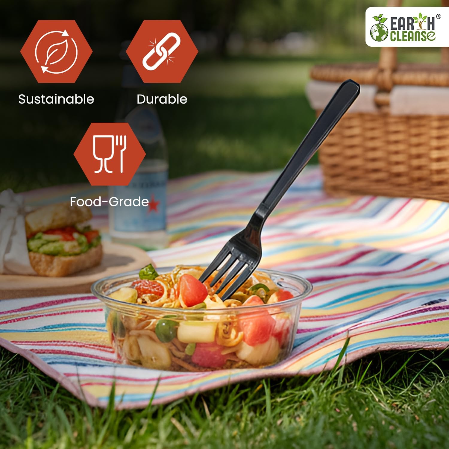 Heavy-Duty Black Plastic Forks – 250-Pack – Durable Disposable Cutlery for Pasta  Salads  Meats  and Desserts – Ideal for Catering  Events & Takeout – Premium Strength & Sleek Design