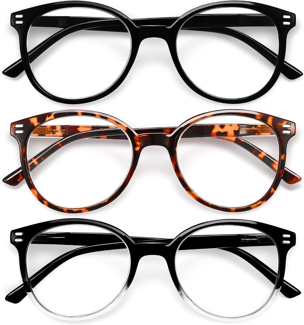 GIBLOGO Reading Glasses for Women/Men Eye Glasses Blue Light Reading Glasses Cheaters Eyeglasses
