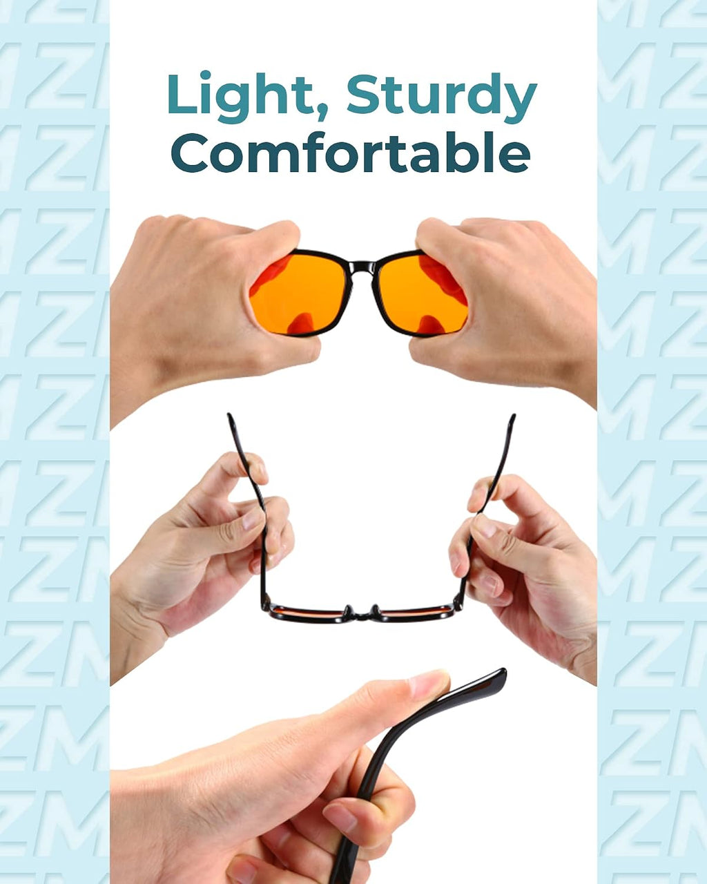100% Blue Light Blocking Glasses - Women + Men - Better Sleep - Anti Eye Strain Protection - Computer Screens Gaming