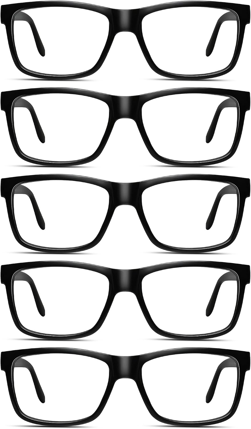 5 Pack Reading Glasses for Women Men Blue Light Blocking - UV Filter Computer Readers Anti Eyestrain Eyeglasses