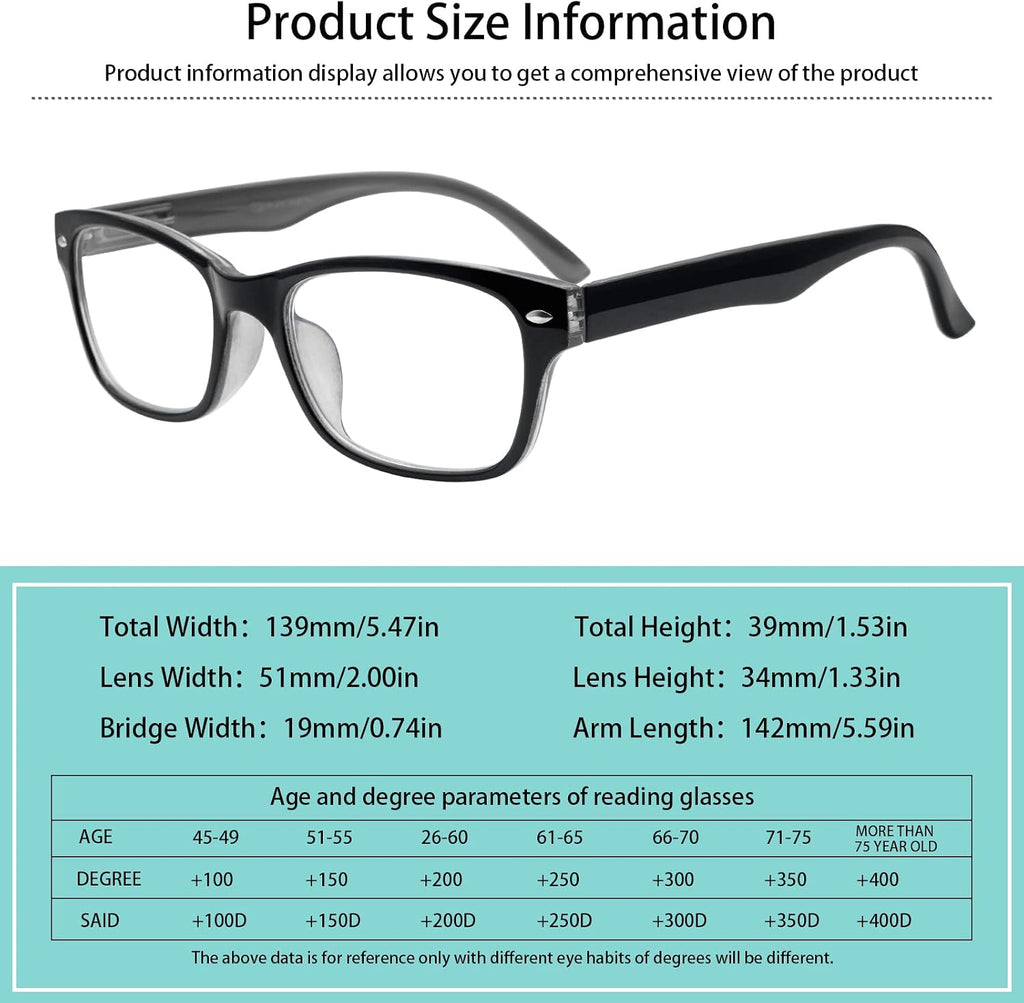 SIGVAN Reading Glasses 5 Packs Blue Light Blocking Eyeglasses Quality Spring Hinge Colorful Computer Readers for Women Men