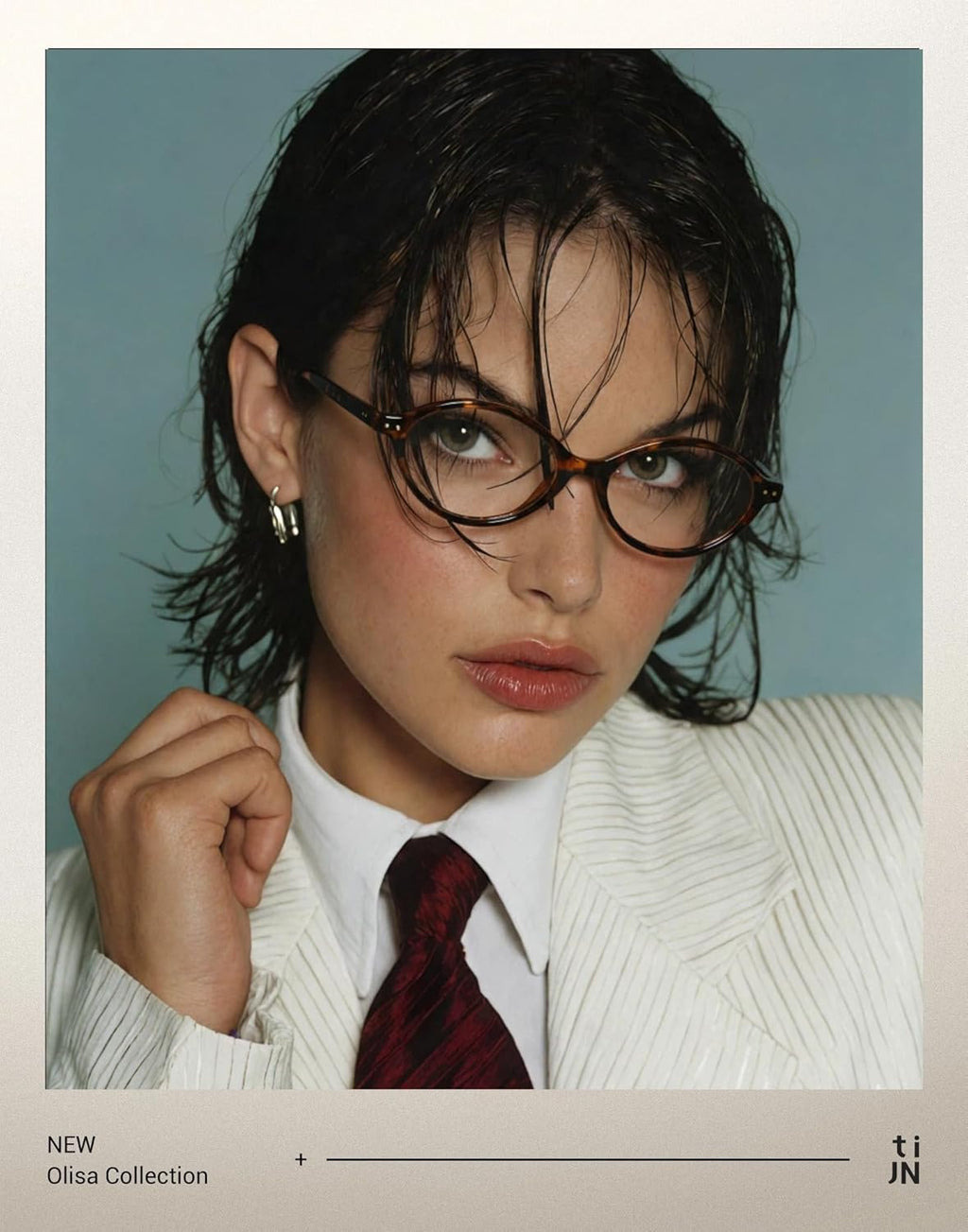 TIJN Olisa Blue Light Blocking Glasses for Women Men Oval Glasses Frame Bluelight Glasses for Gaming/Computer/Screen