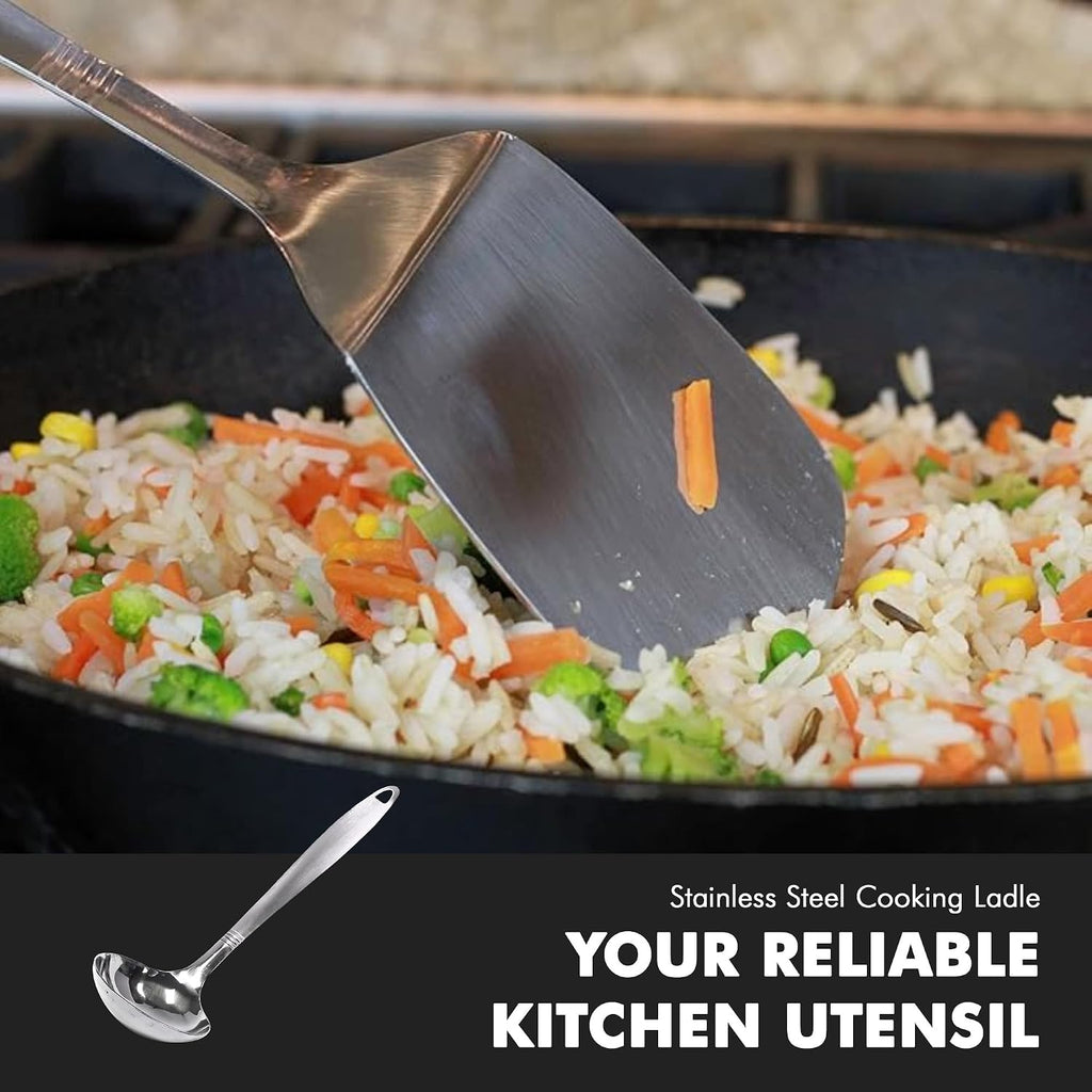 Chef Craft Select Cooking Ladle  11.5 inch  Stainless Steel