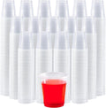 1200Pack 3oz Plastic Cups Disposable Mouthwash Cups 3 Ounce Small Clear Tumblers for Tasting  Drinking and Party