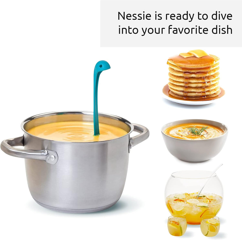 OTOTO The Original Nessie Ladle - Soup Ladle  Cute Gifts  Funny Kitchen Gadgets  Loch Ness design  Cooking Gifts for Mom - Cute and Practical Kitchen Utensils - Unique Gifts for Women