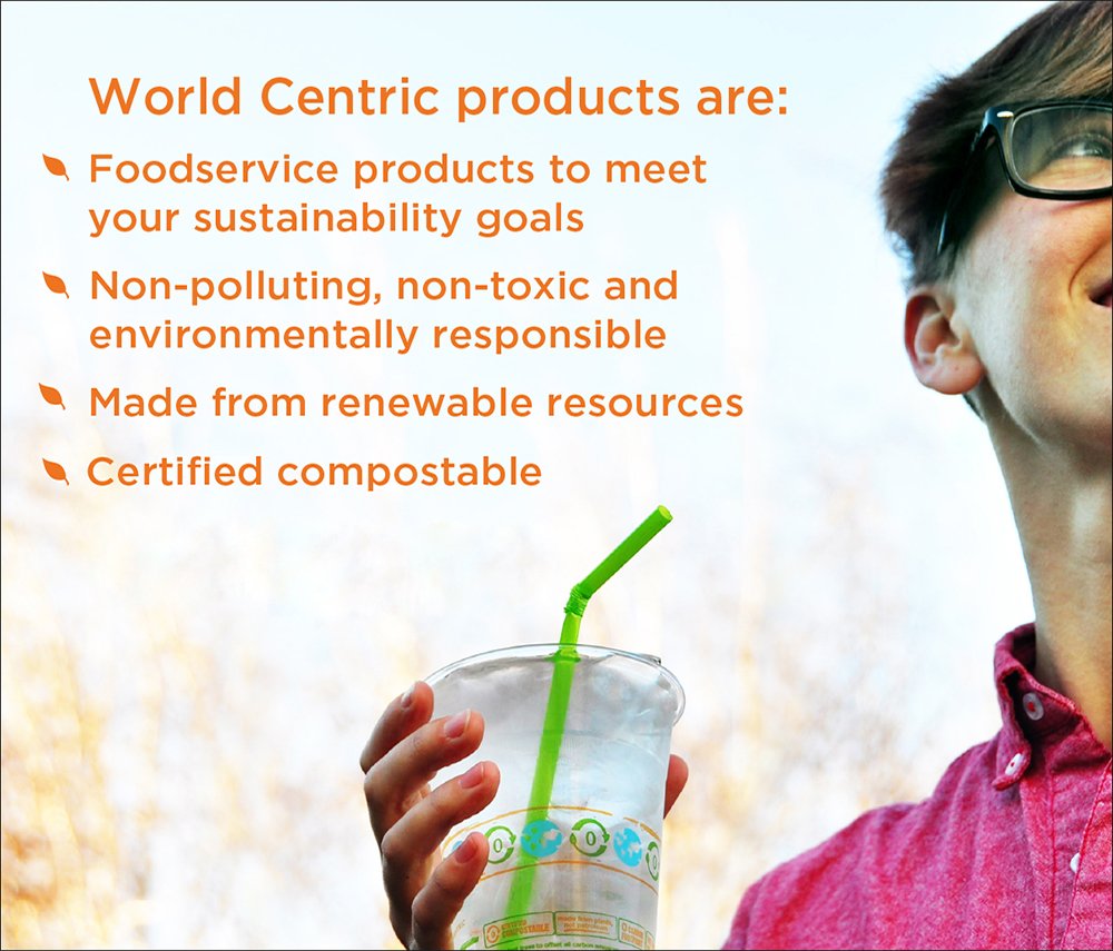 World Centric BO-SC-U6 100% Compostable Unbleached Plant Fiber Bowl  6 oz. (Pack of 1000)