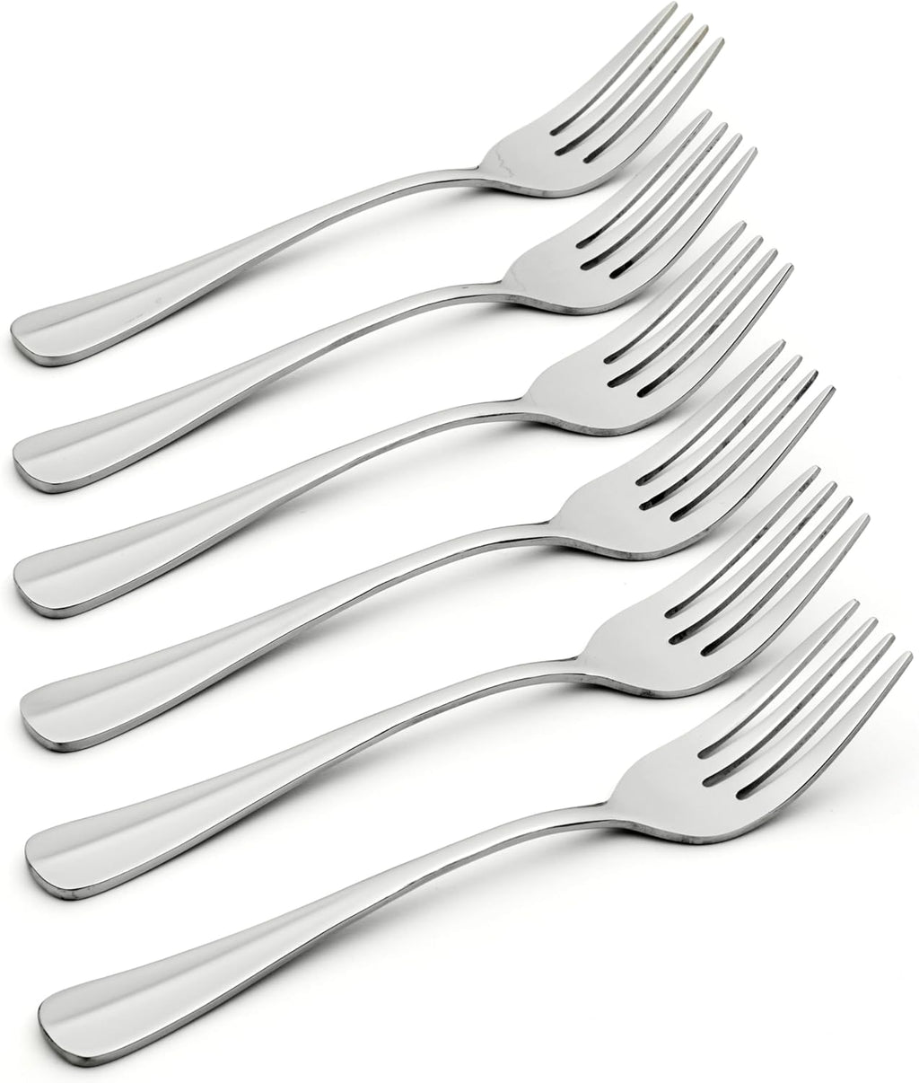 Oneida Savor Salad Forks  Set of 6 stainless steel silver