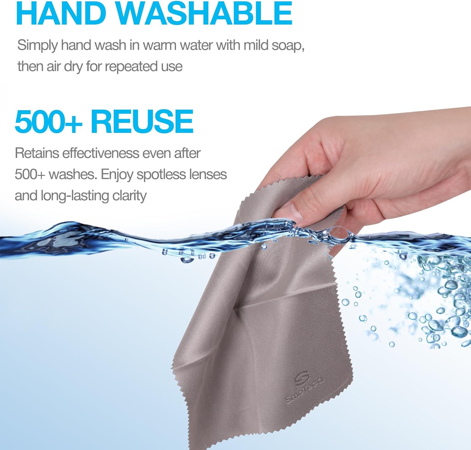 SmoTecQ 12 Pack Microfiber Lens Cleaning Cloths – Ultra-Soft  Scratch-Free Eyeglass Cloths for Glasses  Screens & Cameras – 7×6 in  Assorted Colors