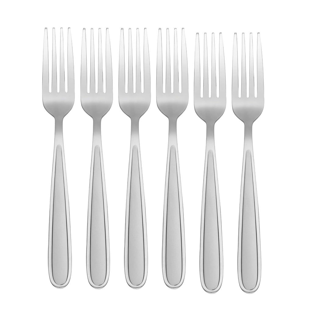 Oneida H001006BL20 Jordan Sandblasted Everyday Dinner Forks  Set Of 6