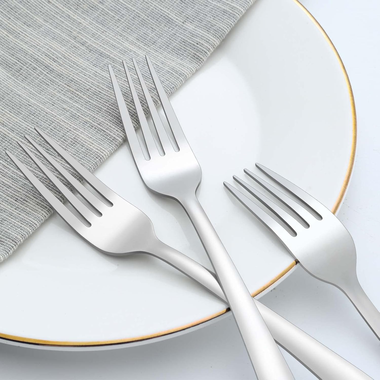36 Piece Salad Forks  7 Inch Small Forks in Stainless Steel mirror polished and Dishwasher Safe  Used For Tasting Cakes and Fruits