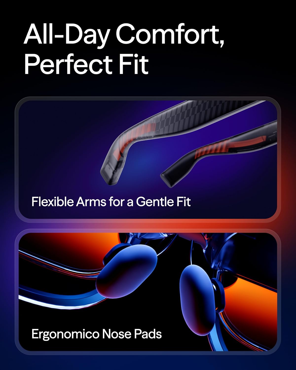VITURE Luma XR Glasses — 146” 1200p Ultra Sharp Display  1000 Nits  50° FOV  Dimming Adjustments  USB-C Connection for iPhone  Android  Mac  PC  Steam Deck  First-Ever XR Experience for Switch 2