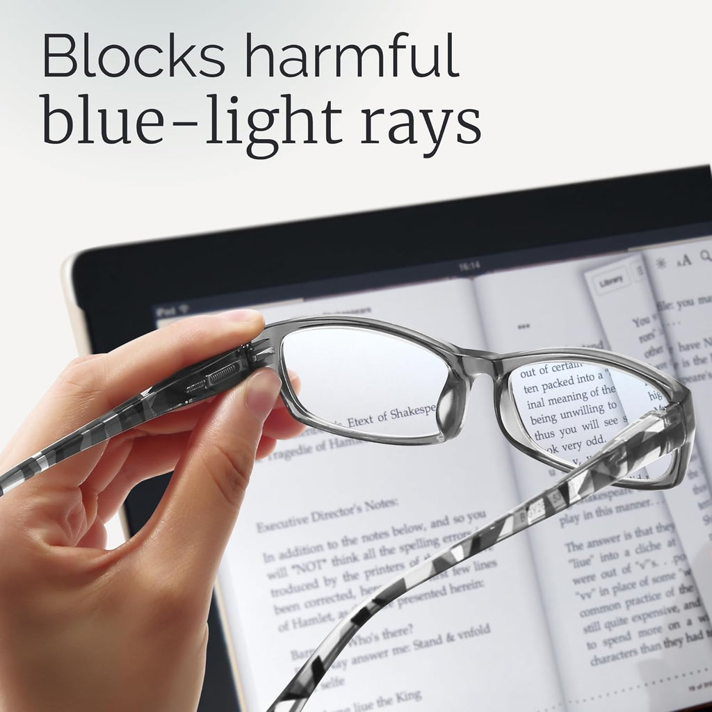 Gaoye Reading Glasses for Women  6 pack Fashion Readers for Women Spring Hinge Eye Glasses  Blue Light Reading Glasses