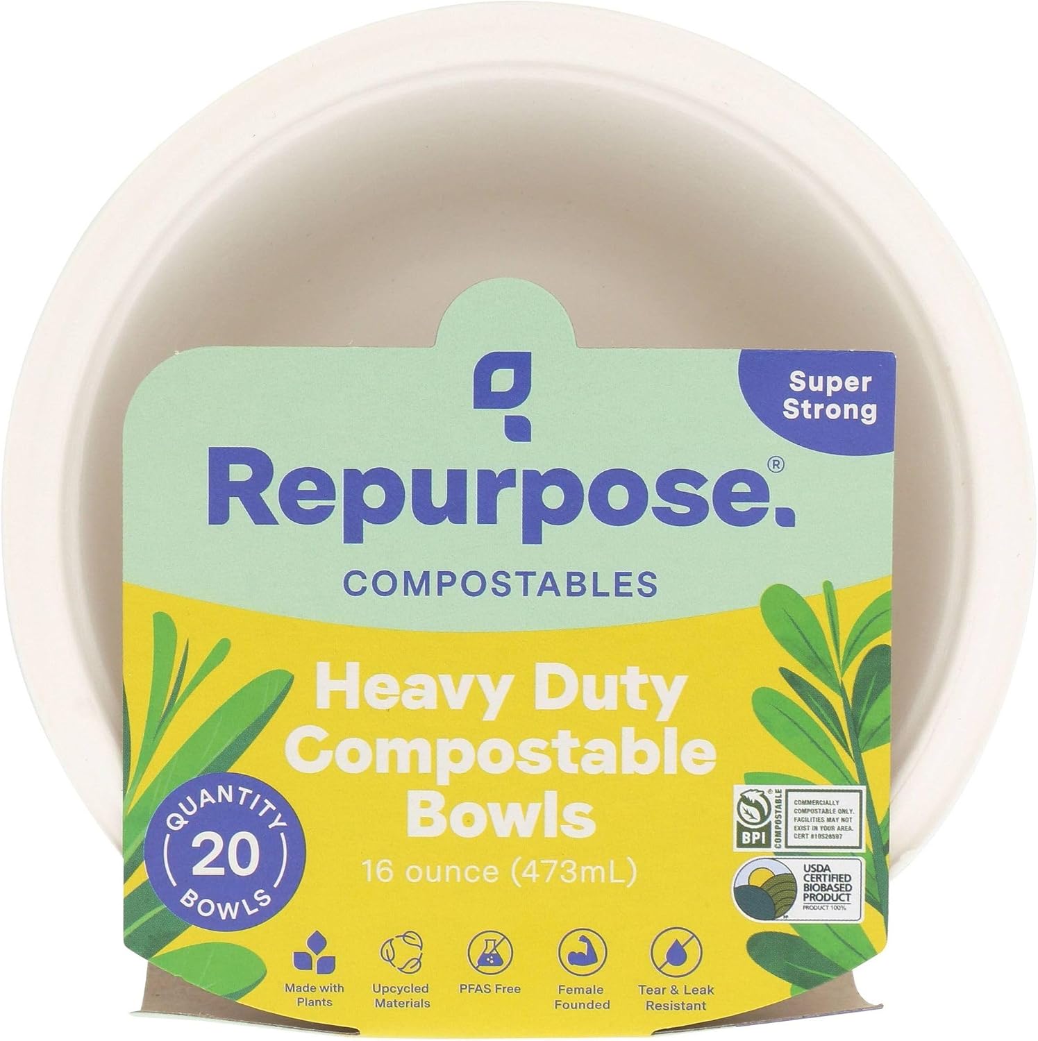 Repurpose  Eco-Bigger Bowls 16 Ounce  20 Count