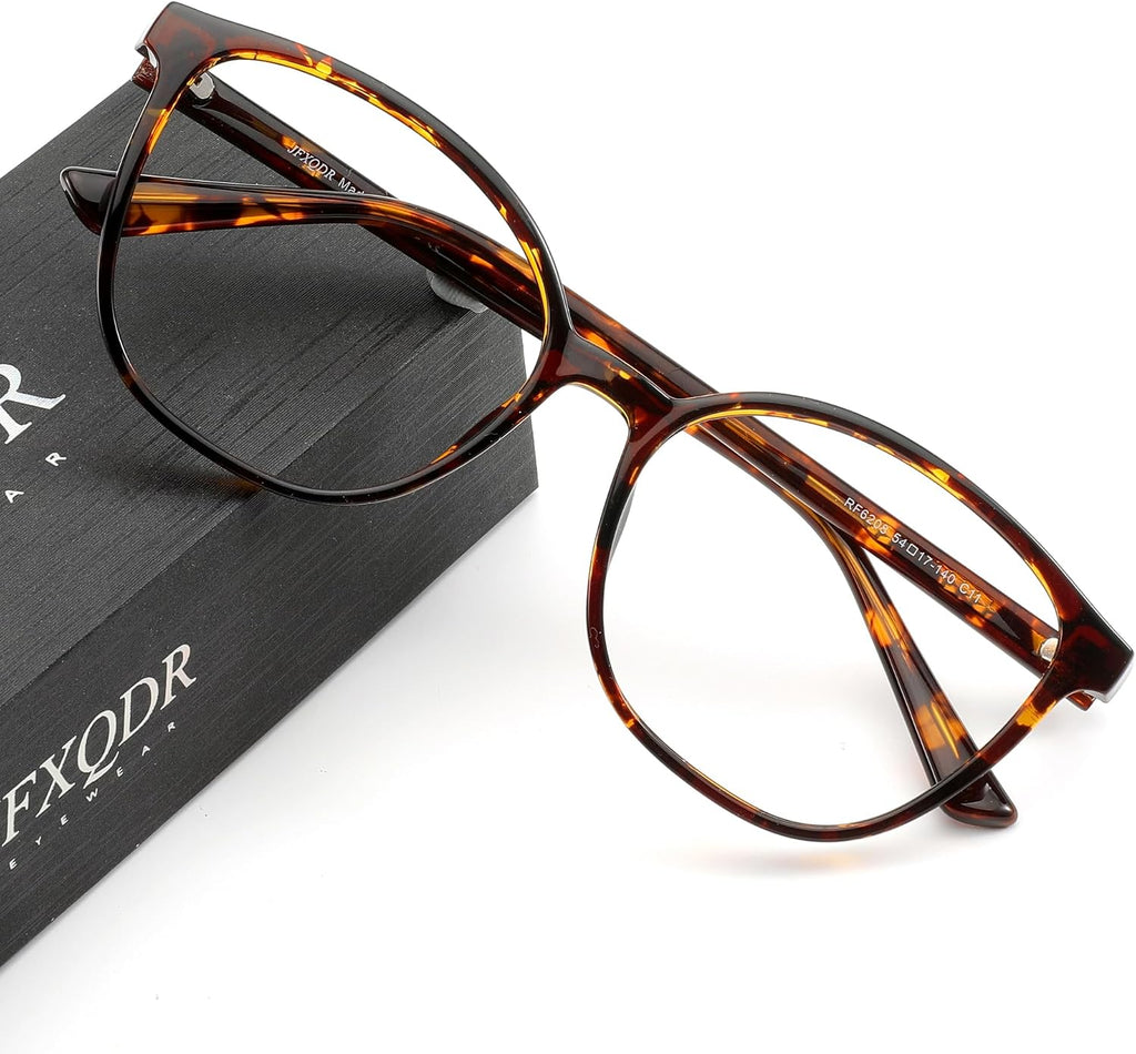 Women's Blue Light Blocking Glasses  TR90 Frame Computer Gaming Glasses Anti Eyestrain & UV Glare RF6208