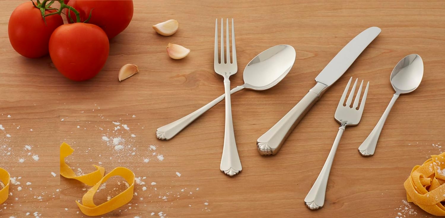 Oneida Julliard Flatware  Set of 4   18/10 Stainless Steel  Silver