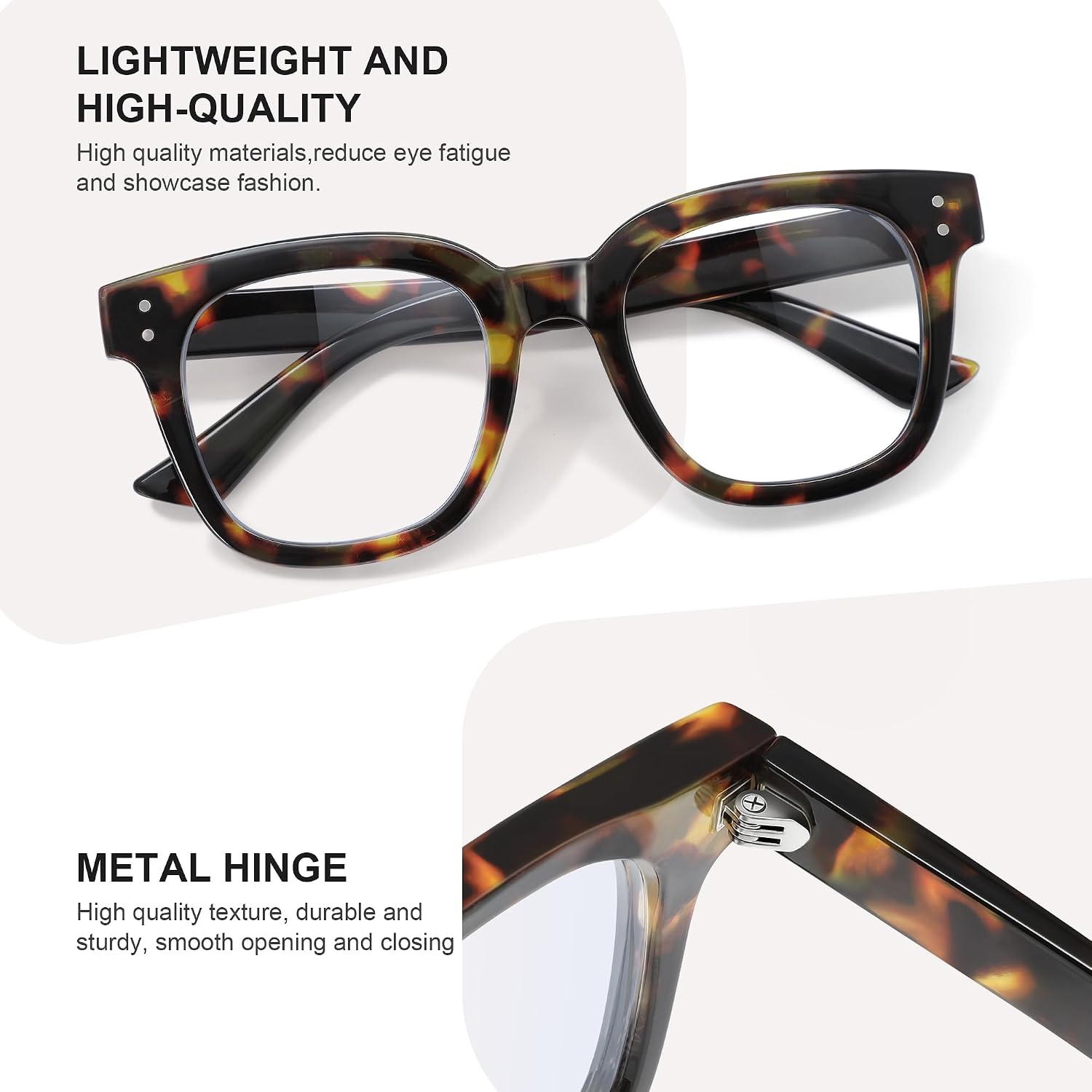 Blue Light Blocking Glasses For Woman/Men Computer Glasses Anti Eyestrain & UV Protection Eyeglasses