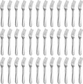 36-Piece Salad Forks Set  Funnydin 5.9" Stainless Steel Forks Silverware  Durable Dessert Forks Set  Cost-effective Small Forks for Home  Kitchen  Restaurant - Mirror Polished  Dishwasher Safe