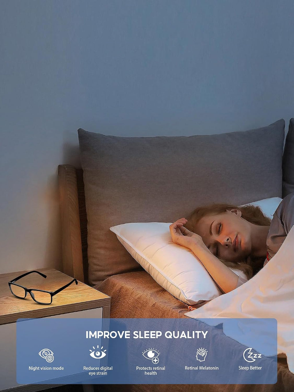 Blue Light Blocking Glasses For Men/Women Anti-Fatigue Computer Monitor Gaming Improve Sleep Reduce Eye Strain Gamer Glasses