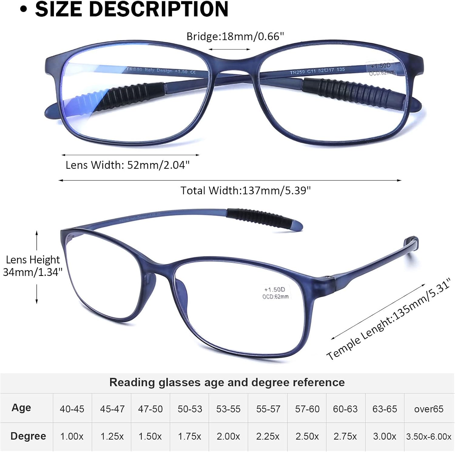 AQWANO 4 Pack Flexible Computer Reading Glasses Men Women Blue Light Blocking  Lightweight TR90 Frame Readers Glasses Anti Glare 2.0