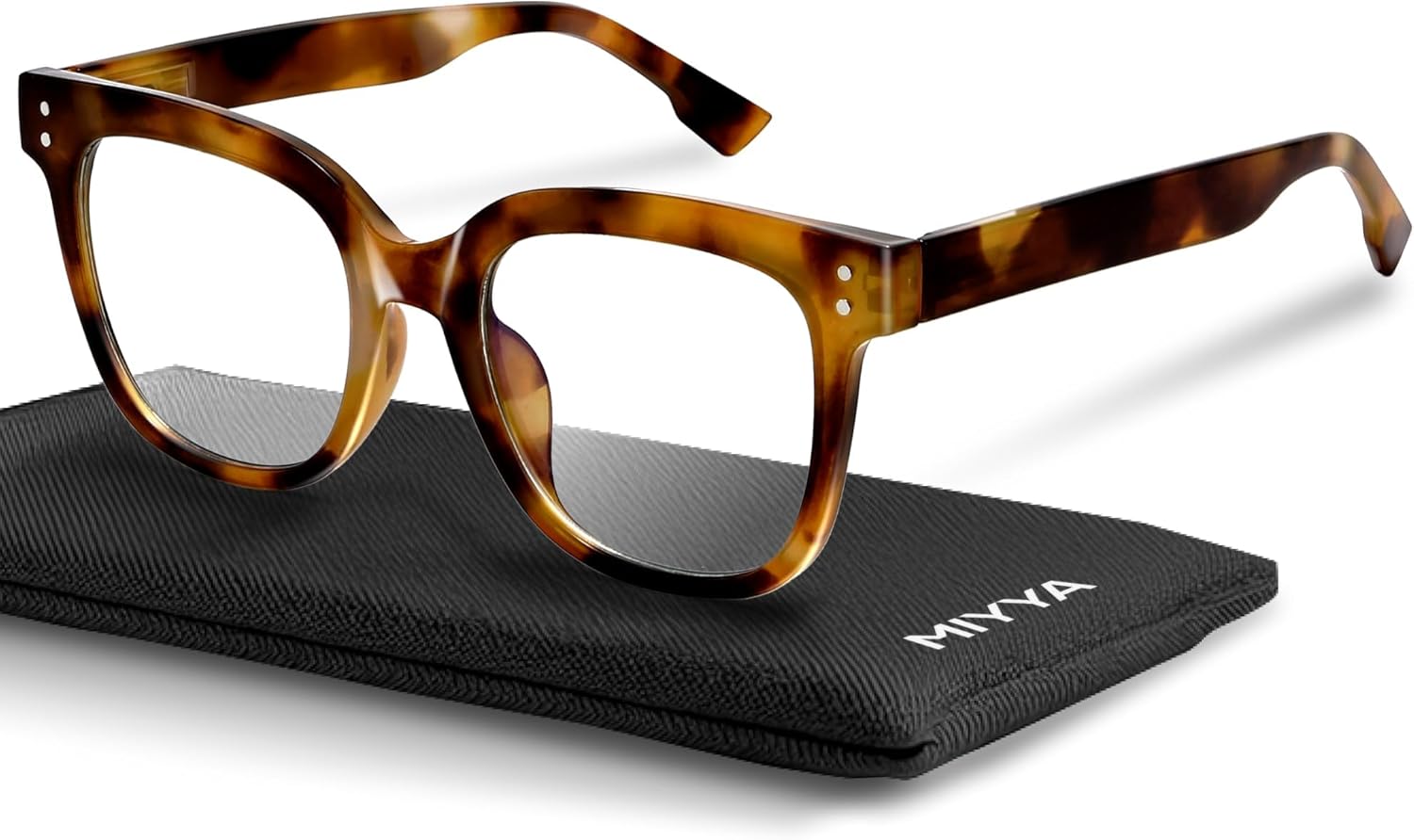 miyya Blue Light Glasses for Women & Men – Oversized UV & Blue Light Blocker Chunky Frames  All-Day Comfort  Stylish Eyewear