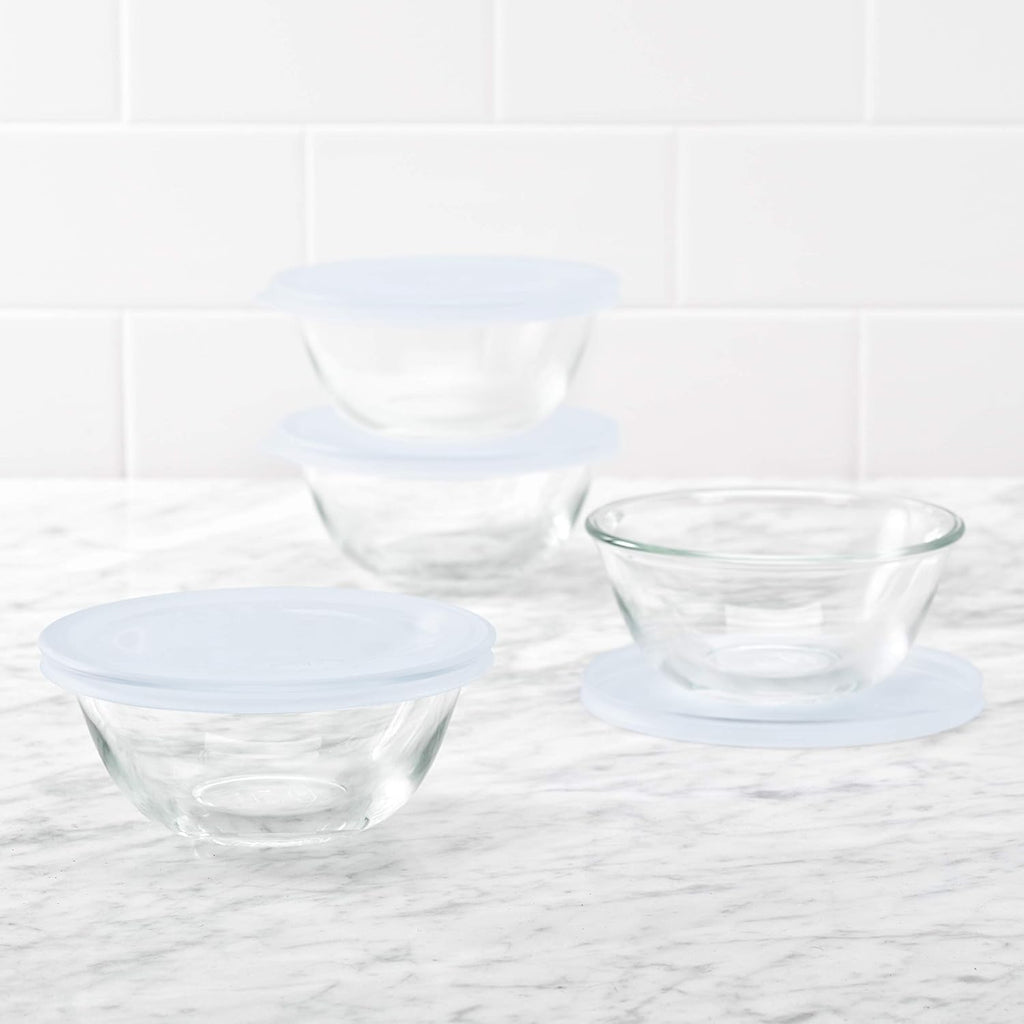 OXO 11205500 Good Grips 8-Piece Glass Prep Bowl Set  One Size  Clear