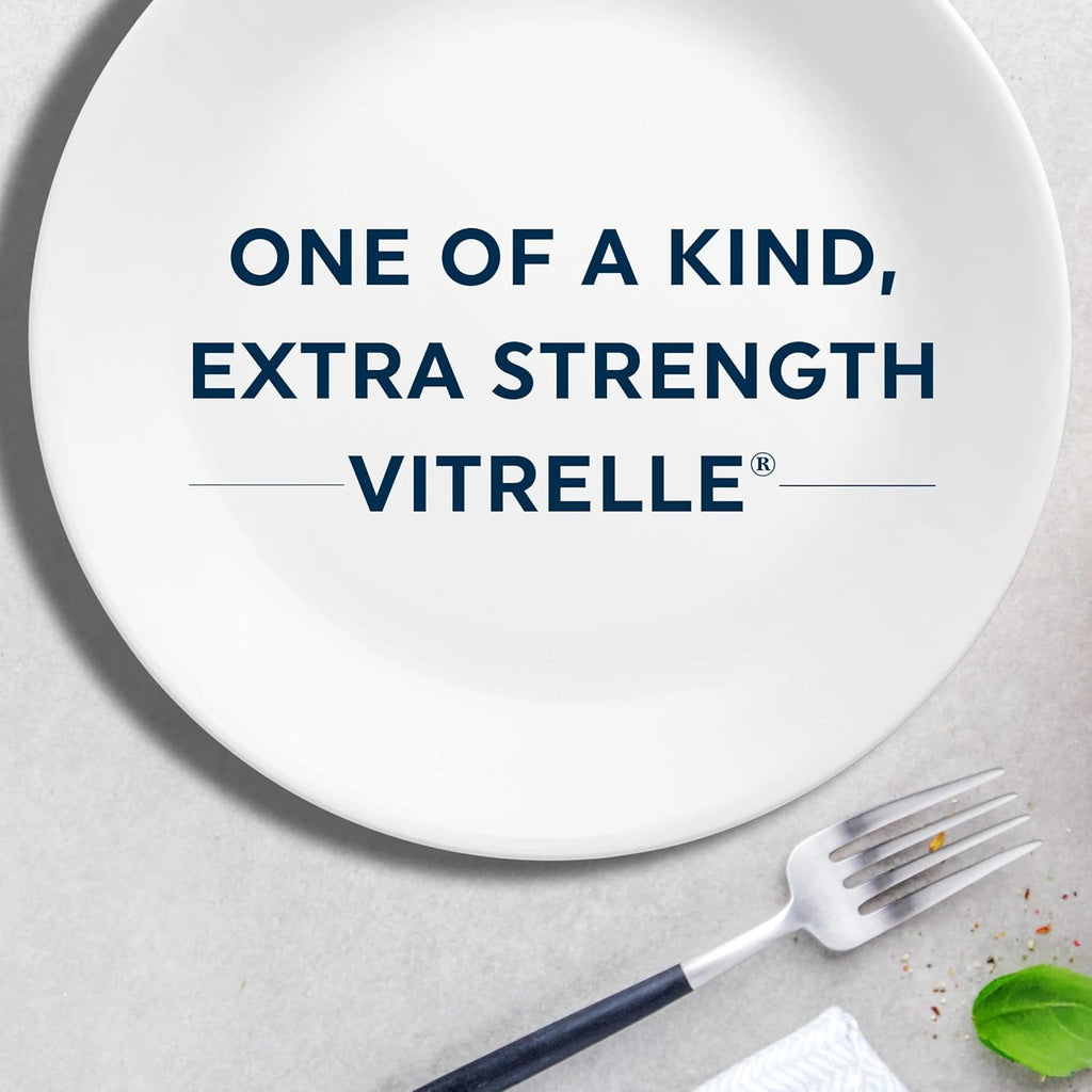 Corelle Vitrelle 6-Piece (22-Oz) 6.25" Wide Cereal Soup Bowls  Triple Layer Glass and Chip Resistant  Lightweight Square Dinnerware Bowl Set  Splendor