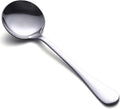 Soup Spoons  8-Piece Premium Stainless Steel Spoons Heavy-Weight Round Spoon Flatware Set
