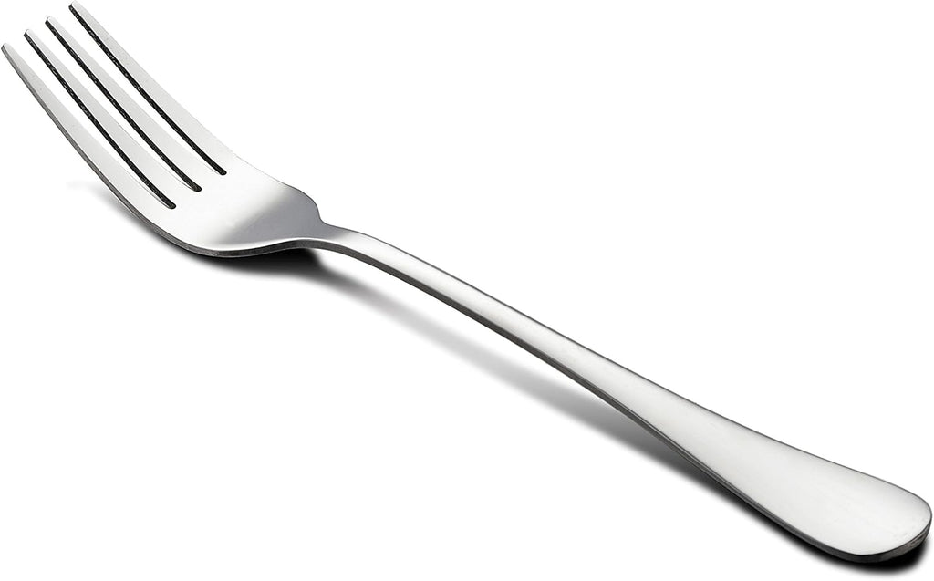 LIANYU Salad Forks Set of 12  Stainless Steel Silverware Flatware Appetizer Dessert Forks  Mirror Finish  Dishwasher Safe