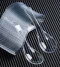 50 PCS Disposable Clear Plastic Asian Soup Spoons - Tasting & Front Dish Spoons  Plastic Cutlery (Clear Round Bottom)