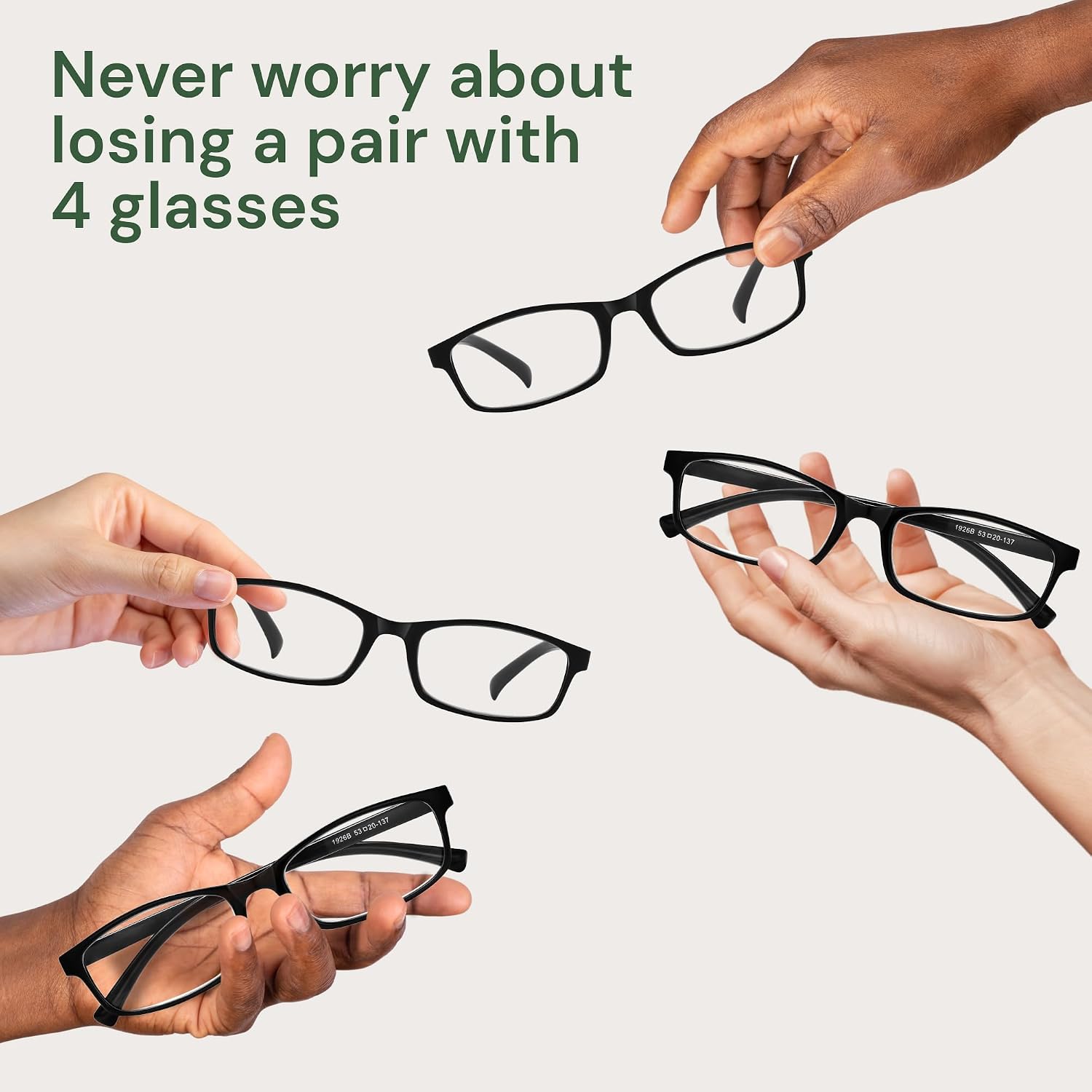 Gaoye +1.25 Reading Glasses Men - Blue Light Blocking Lenses  TR90 Frames  UV400 - Eyeglasses with Clear Vision