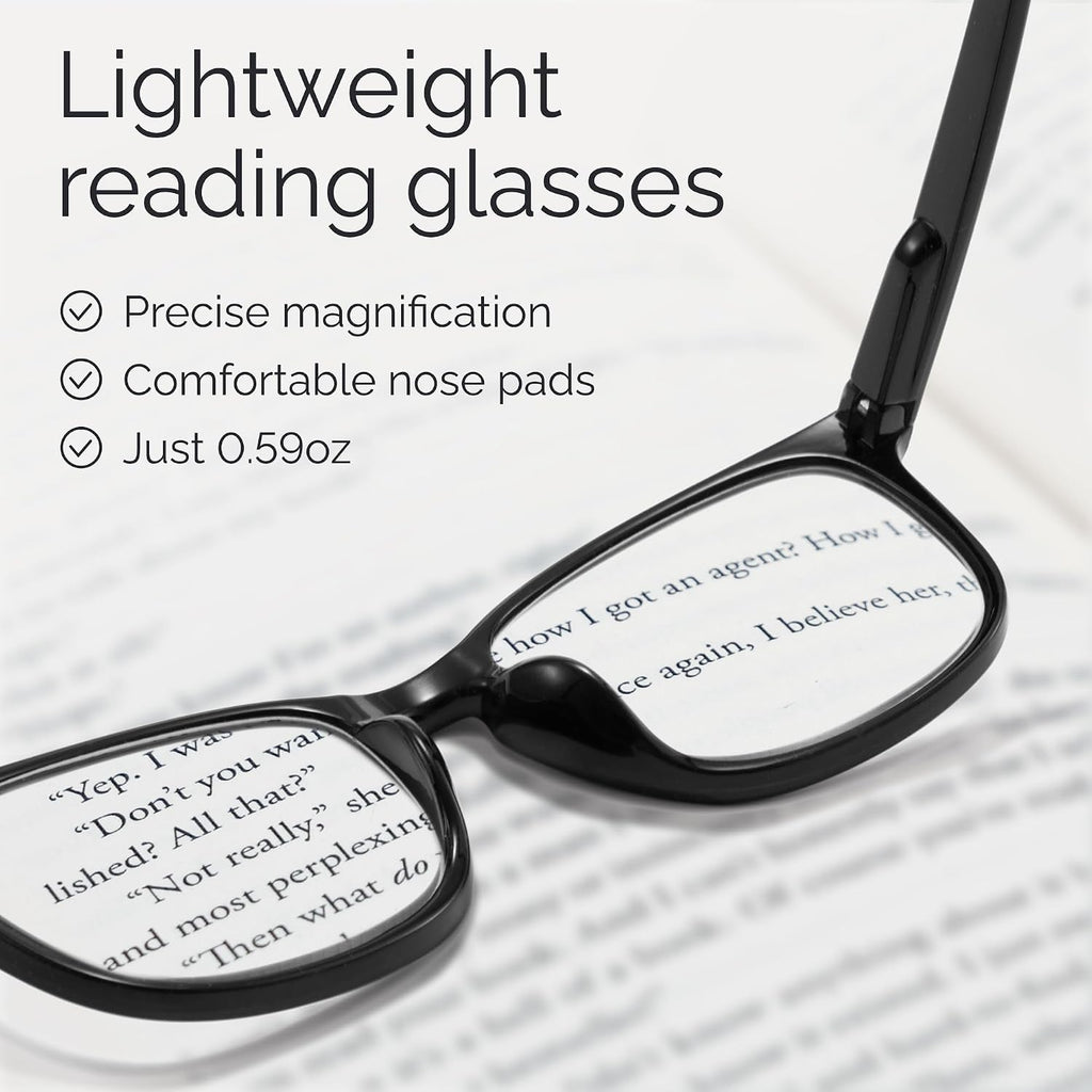 CCVOO 1.75 Reading Glasses for Women  Eye glasses  Blue Light Readers for Women  Cheaters