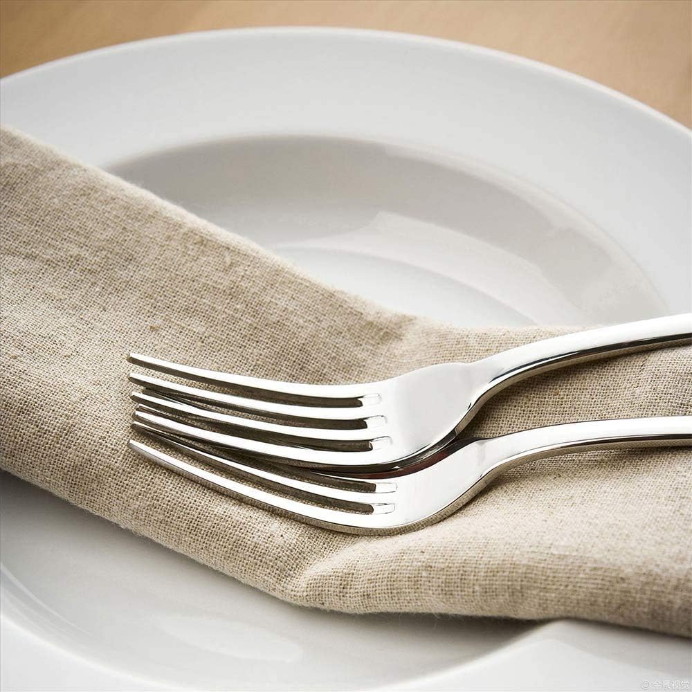 10-Piece Dinner Forks Set Food-Grade Stainless - 7 Inches Table Forks Flatware Forks Dessert Forks Salad Forks