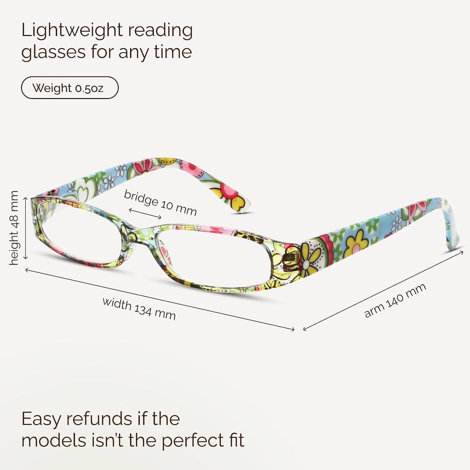 Gaoye +2.75 Readers for Women  Blue Light Blocking Reading Glasses  Stylish Reading Glasses for Women in 4 Patterns